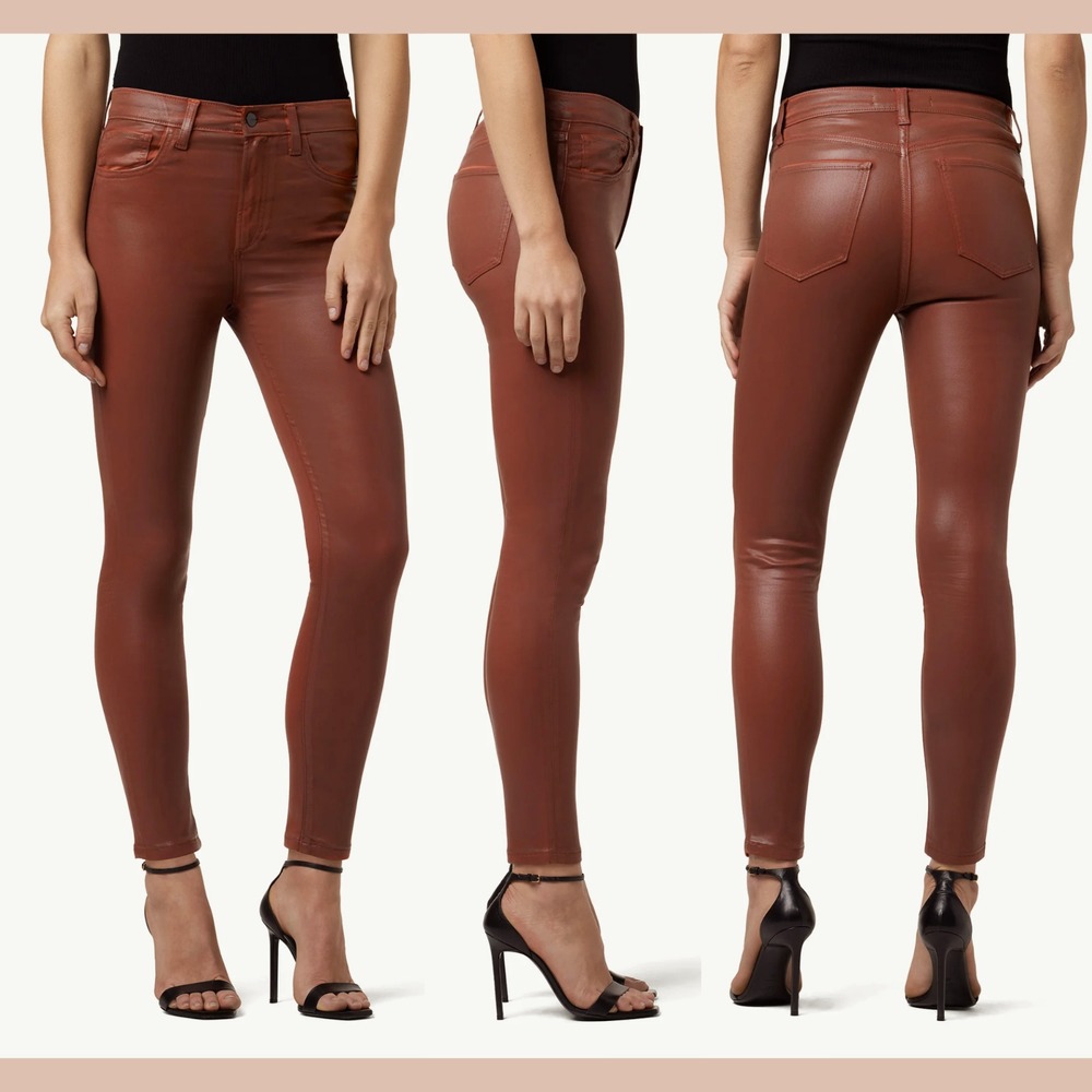 NWT $198 JOE'S [ 24 ] Charlie High-Rise Skinny Ankle Jeans Glazed CINNAMON U1372